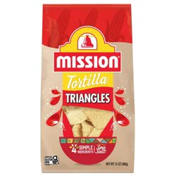 Mission Triangles White Corn Tortilla Chips - 11oz