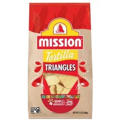 Mission Triangles White Corn Tortilla Chips - 11oz