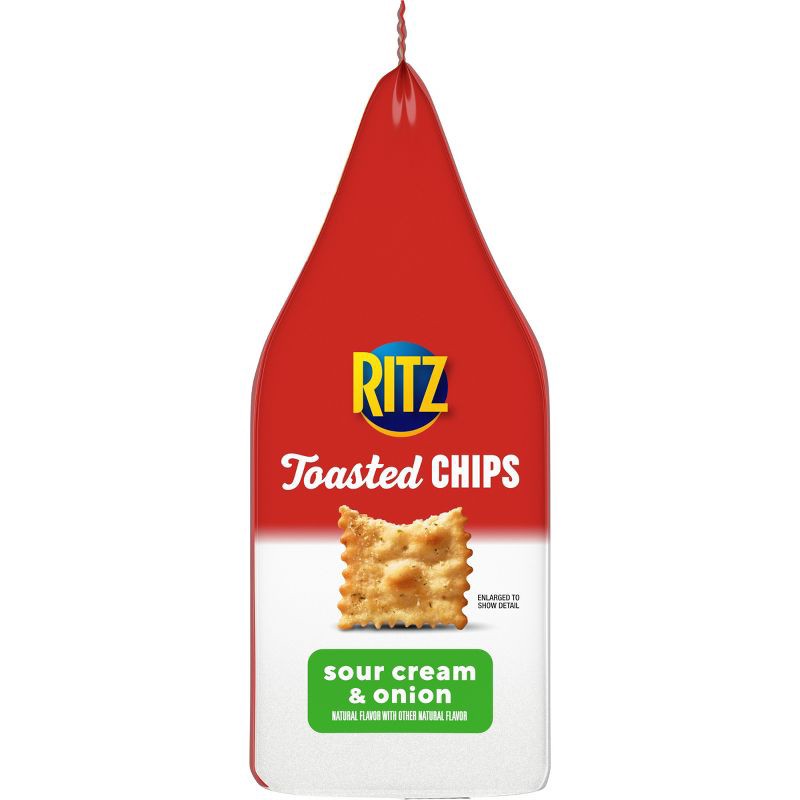 slide 7 of 12, RITZ Toasted Chips Sour Cream and Onion Crackers Party Snacks - 8.1oz, 8.1 oz