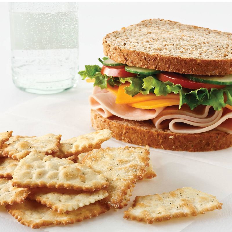 slide 4 of 12, RITZ Toasted Chips Sour Cream and Onion Crackers Party Snacks - 8.1oz, 8.1 oz