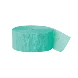 Turquoise Crepe Streamer - Spritz