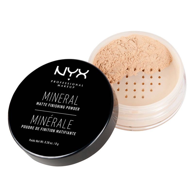 slide 1 of 4, NYX Professional Makeup Mineral Matte Finishing Loose Powder - Light Medium - 0.28oz, 0.28 oz