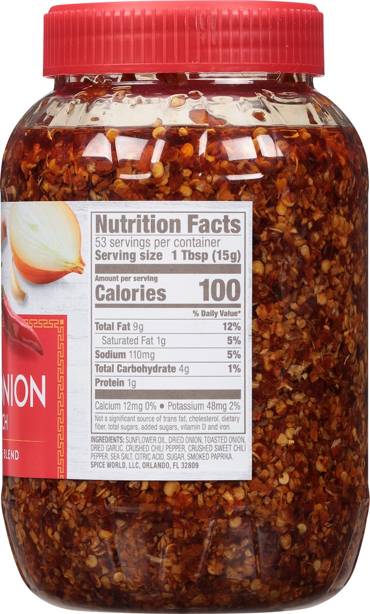 slide 9 of 13, Spice World Chili Onion Crunch Seasoning Blend 28 oz, 28 oz