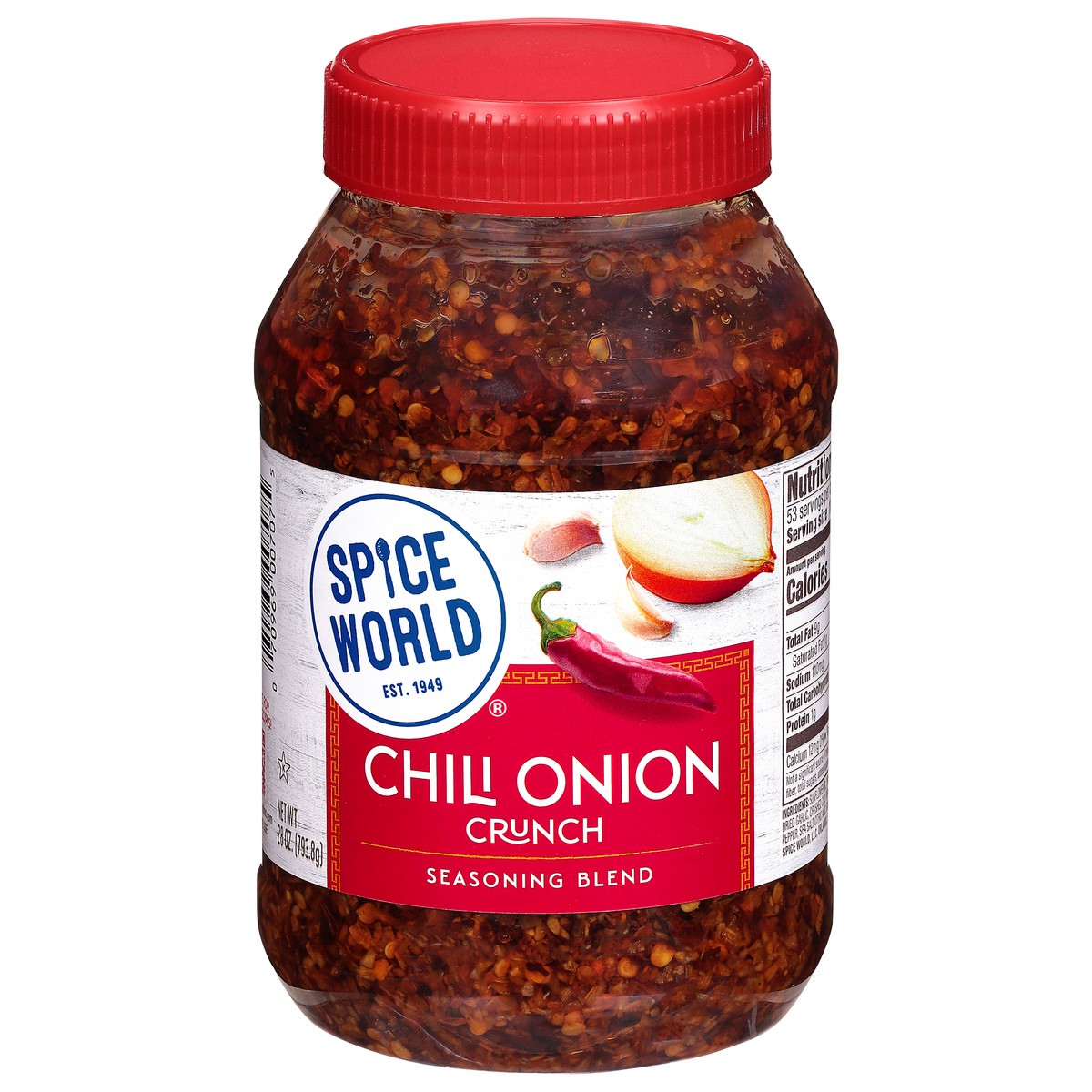 slide 1 of 13, Spice World Chili Onion Crunch Seasoning Blend 28 oz, 28 oz