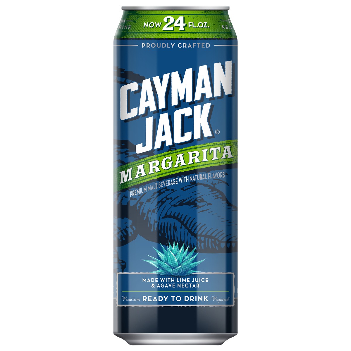 slide 1 of 7, Cayman Jack Margarita, 24 oz