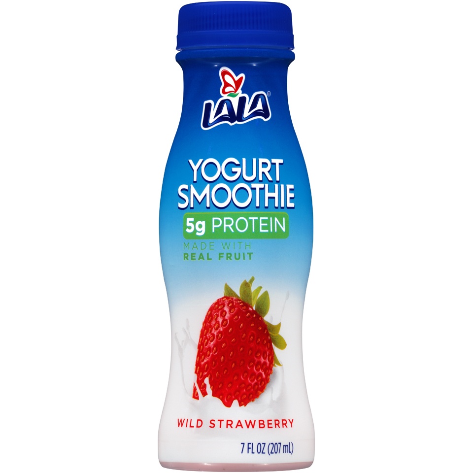 slide 1 of 4, LaLa Wild Strawberry Yogurt Smoothie, 10.5 fl oz