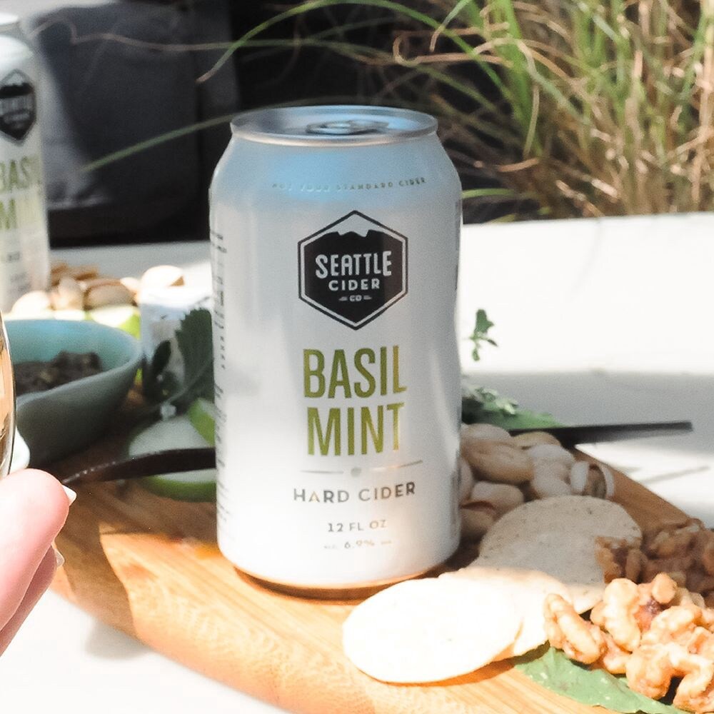slide 3 of 4, Seattle Cider Company Basil Mint, 6 ct; 12 fl oz