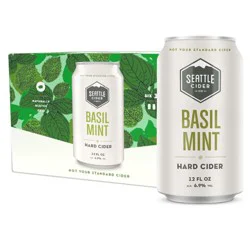 Seattle Cider Company Basil Mint Hard Cider