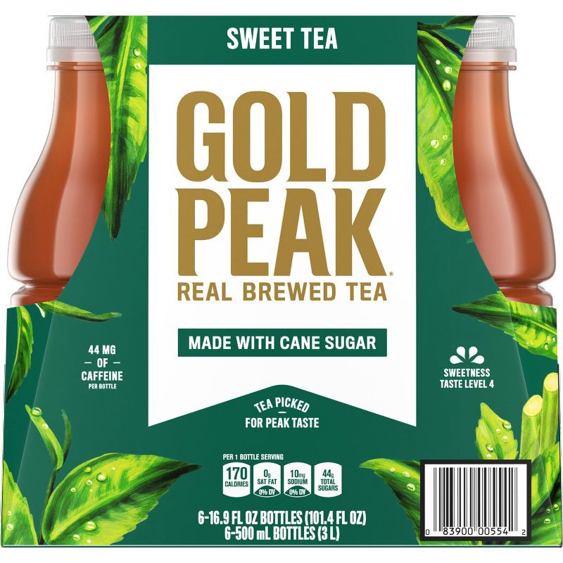 slide 6 of 9, Gold Peak Sweet Tea Bottles - 6pk/16.9 fl oz, 6 ct; 16.9 fl oz