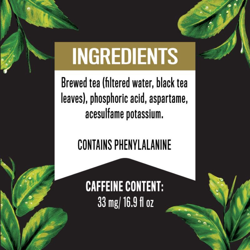 slide 5 of 7, Gold Peak Zero Sugar Tea - 6pk/16.9 fl oz Bottles, 6 ct; 16.9 fl oz