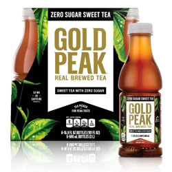 Gold Peak Zero Sugar Tea - 6pk/16.9 fl oz Bottles