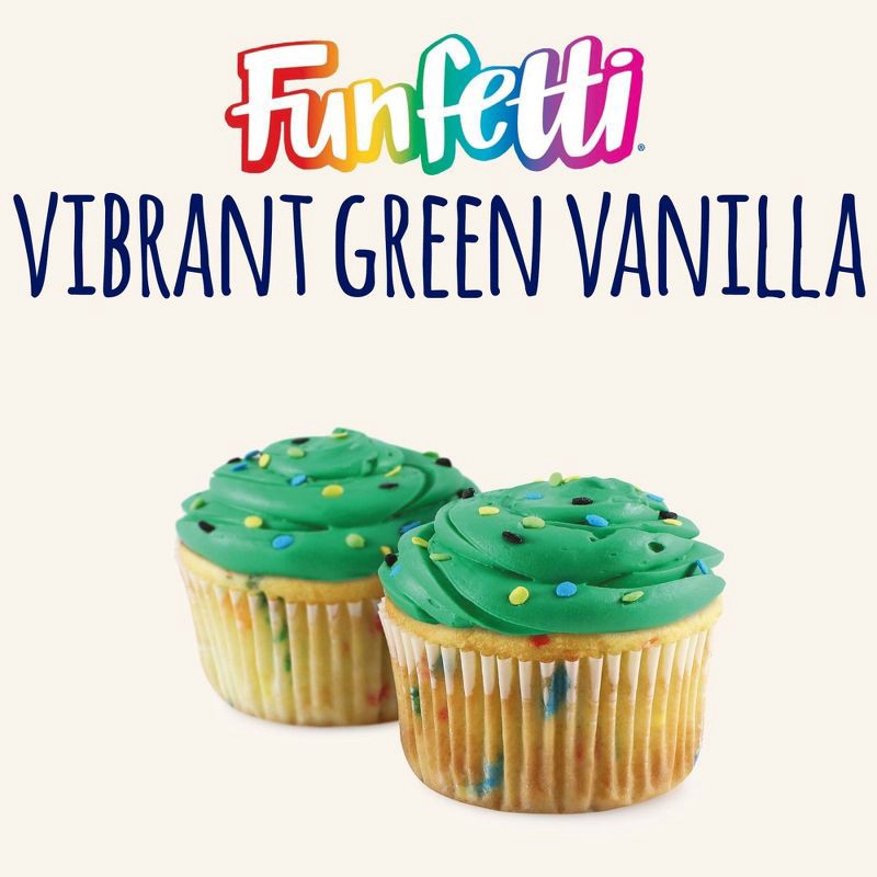 slide 6 of 7, Pillsbury Funfetti Vibrant Green Vanilla Frosting - 15.6oz, 15.6 oz