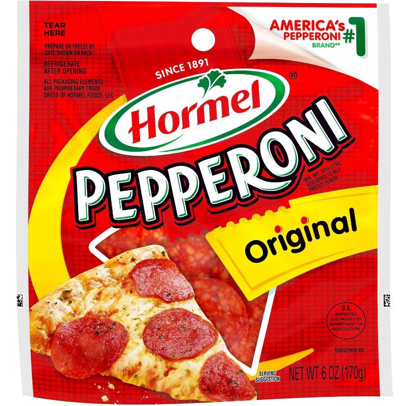 slide 1 of 7, Hormel Original Pepperoni Slices - 6oz, 6 oz