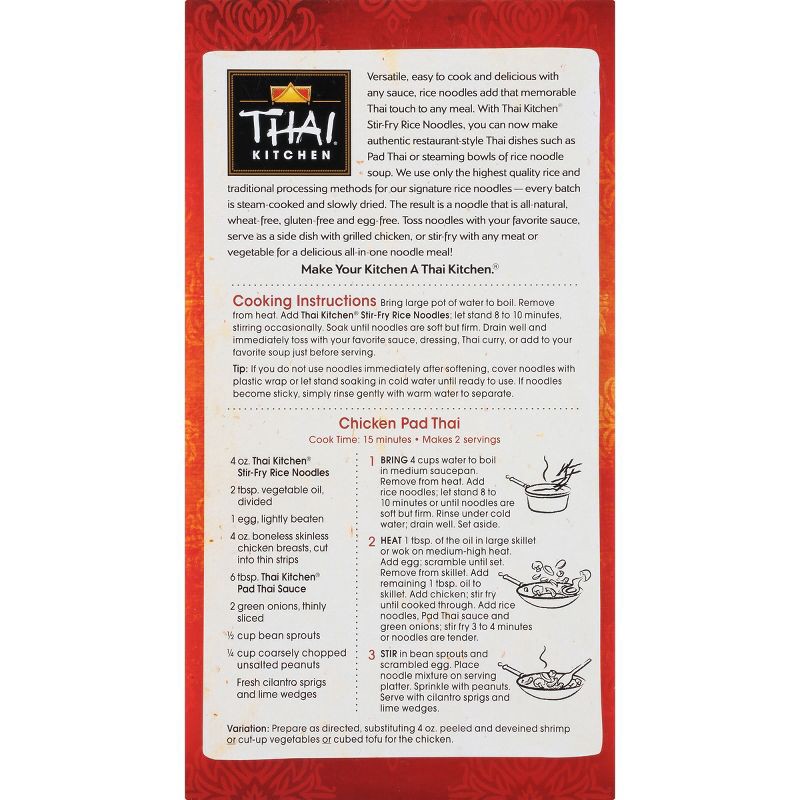 slide 3 of 10, Thai Kitchen Gluten Free Stir Fry Rice Noodles - 14oz, 14 oz