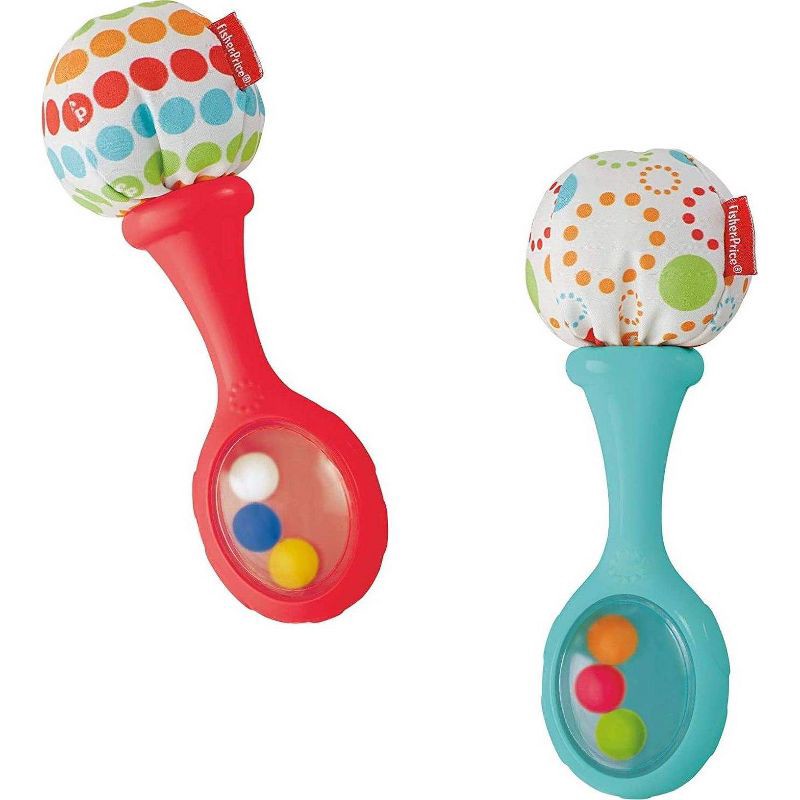 slide 4 of 6, Fisher-Price Tambourine & Maracas Gift Set, 1 ct