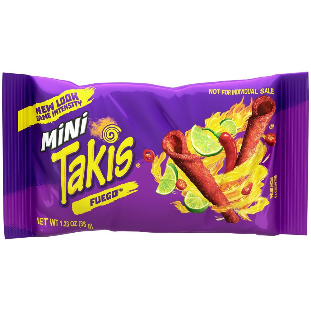 Takis Mini Fuego Tortilla Chips 25 - 1.23 oz Packages 25 ct; 1.2 oz | Shipt