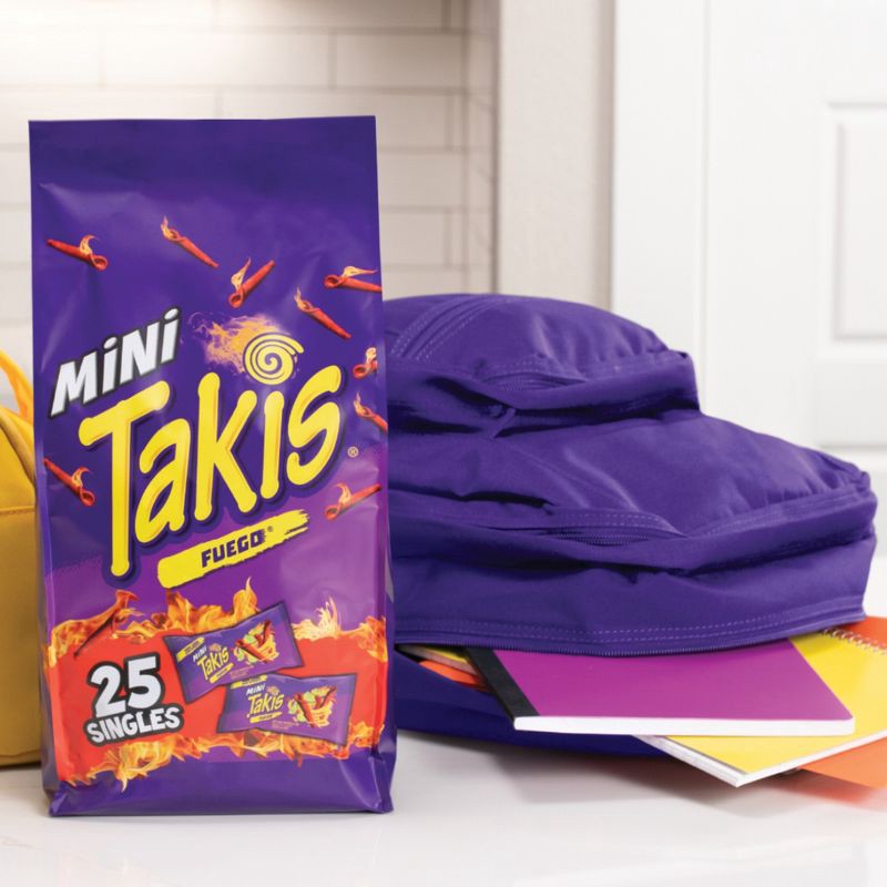 slide 4 of 7, Takis Rolled Mini Fuego Tortilla Chips - 30.75oz/25ct, 30.75 oz, 25 ct