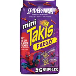 Takis Rolled Mini Fuego Tortilla Chips - 30.75oz/25ct