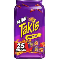 Takis Rolled Mini Fuego Tortilla Chips - 30.75oz/25ct