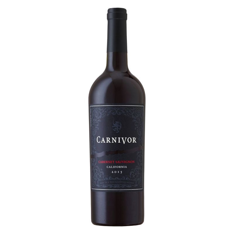 slide 1 of 3, Carnivor Cabernet Sauvignon Red Wine - 750ml Bottle, 750 ml