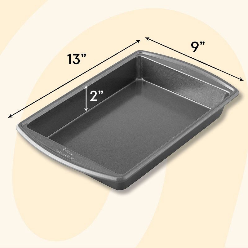 slide 3 of 9, Wilton 9"x13" Nonstick Ultra Bake Professional Baking Pan with Cover, 1 ct
