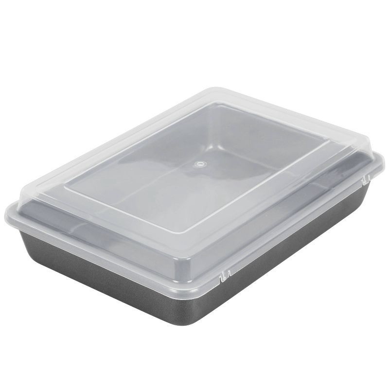 slide 4 of 6, Wilton 9"x13" Nonstick Ultra Bake Professional Baking Pan with Cover, 1 ct