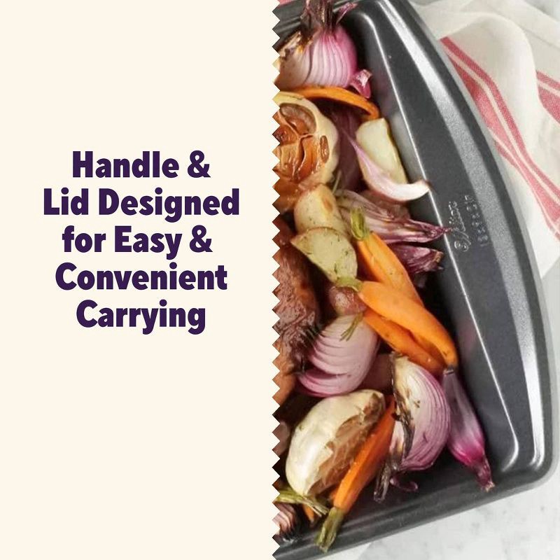 slide 5 of 9, Wilton 9"x13" Nonstick Ultra Bake Professional Baking Pan with Cover, 1 ct