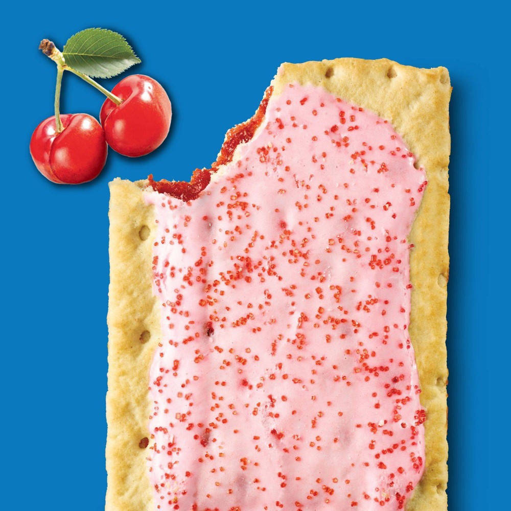 slide 3 of 8, Kellogg's Pop-Tarts Frosted Cherry Pastries, 12 ct, 20.31 oz
