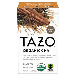 Tazo Organic Chai Black Tea - 16ct