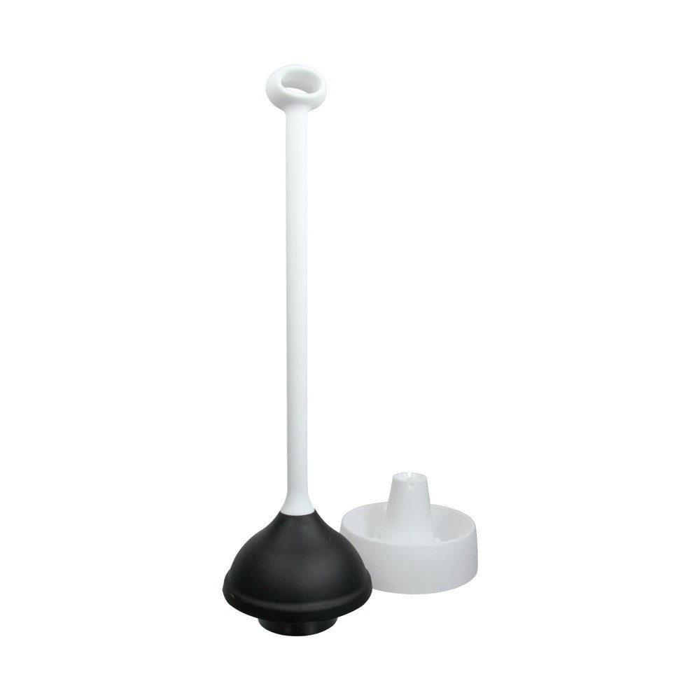 slide 2 of 5, Casabella Wayclean Toilet Plunger with Base, 1 ct
