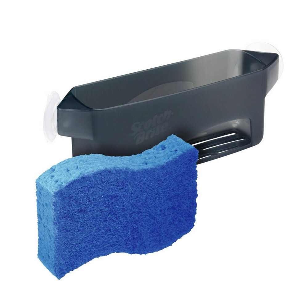 slide 3 of 5, Scotch-Brite Sink Corner Caddy Sponge Holder, 1 ct