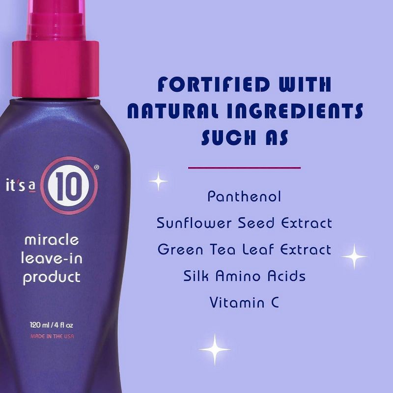 slide 4 of 7, It's a 10 Hair Care Miracle Leave-in Conditioner Product - 4 fl oz, 4 fl oz