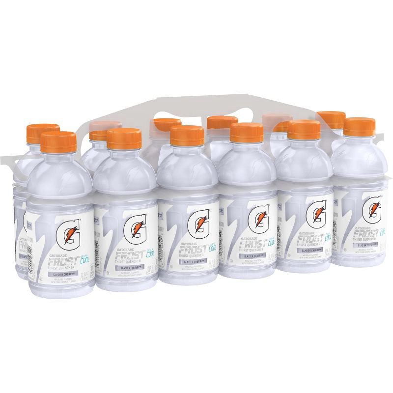 slide 3 of 10, Gatorade Frost Glacier Cherry Sports Drink - 12pk/12 fl oz Bottles, 12 ct; 12 fl oz