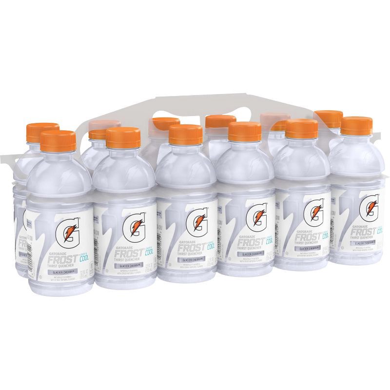 slide 3 of 10, Gatorade Frost Glacier Cherry Sports Drink - 12pk/12 fl oz Bottles, 12 ct; 12 fl oz