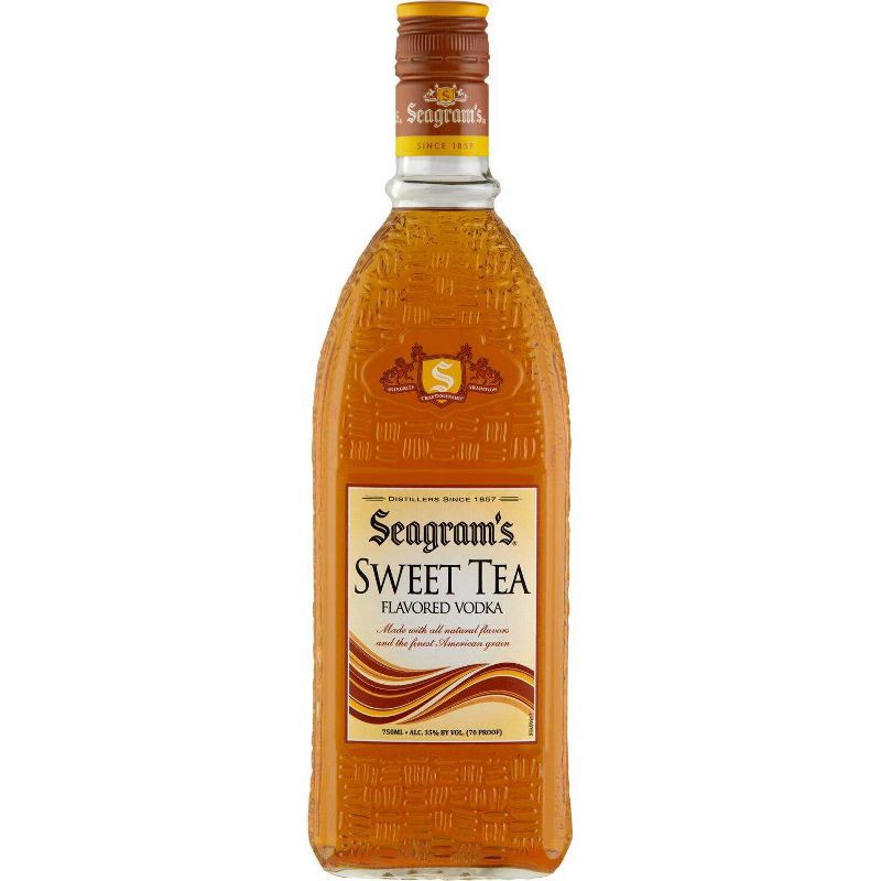 slide 1 of 4, Seagram's Vodka Seagram's Sweet Tea Flavored Vodka - 750ml Bottle, 750 ml