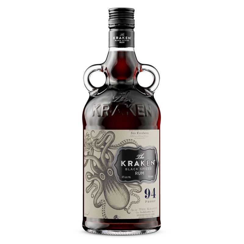 slide 1 of 20, The Kraken Black Spiced Rum - 750ml Bottle, 750 ml