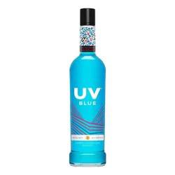 UV Vodka UV Blue Raspberry Flavored Vodka - 750ml Bottle