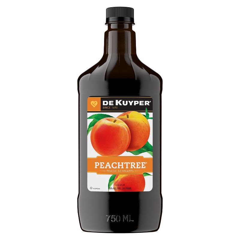 slide 1 of 5, DeKuyper Peachtree Peach Schnapps - 750ml Bottle, 750 ml