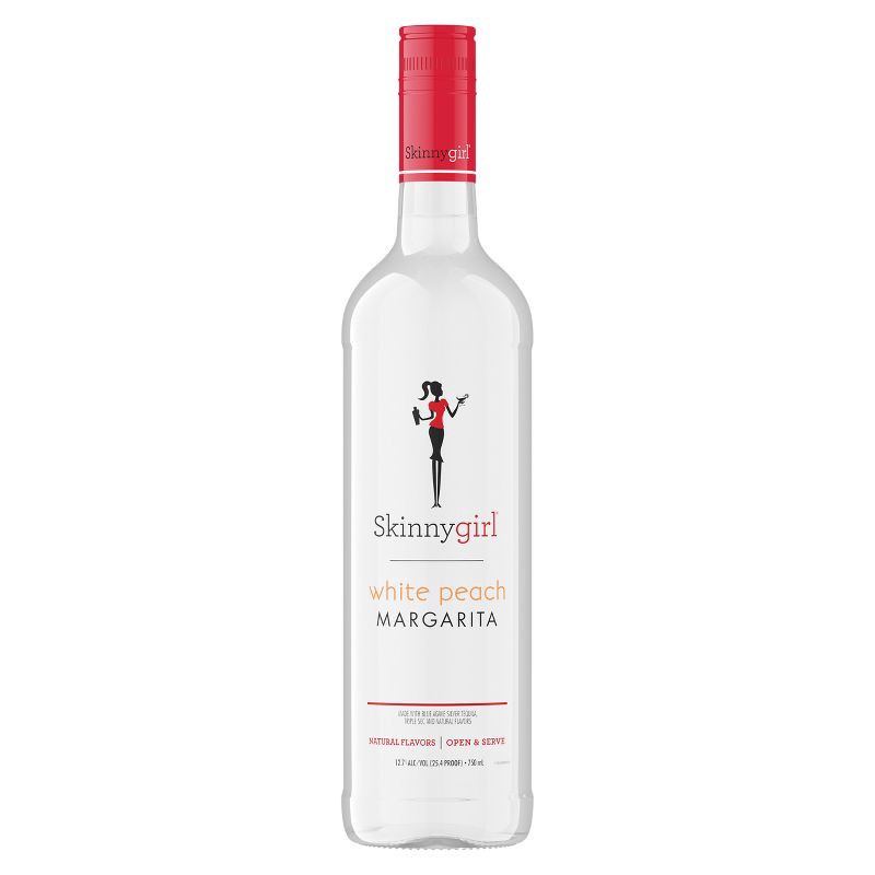 slide 2 of 3, Skinnygirl Cocktails Skinnygirl White Peach Margarita Cocktail - 750ml Bottle, 750 ml