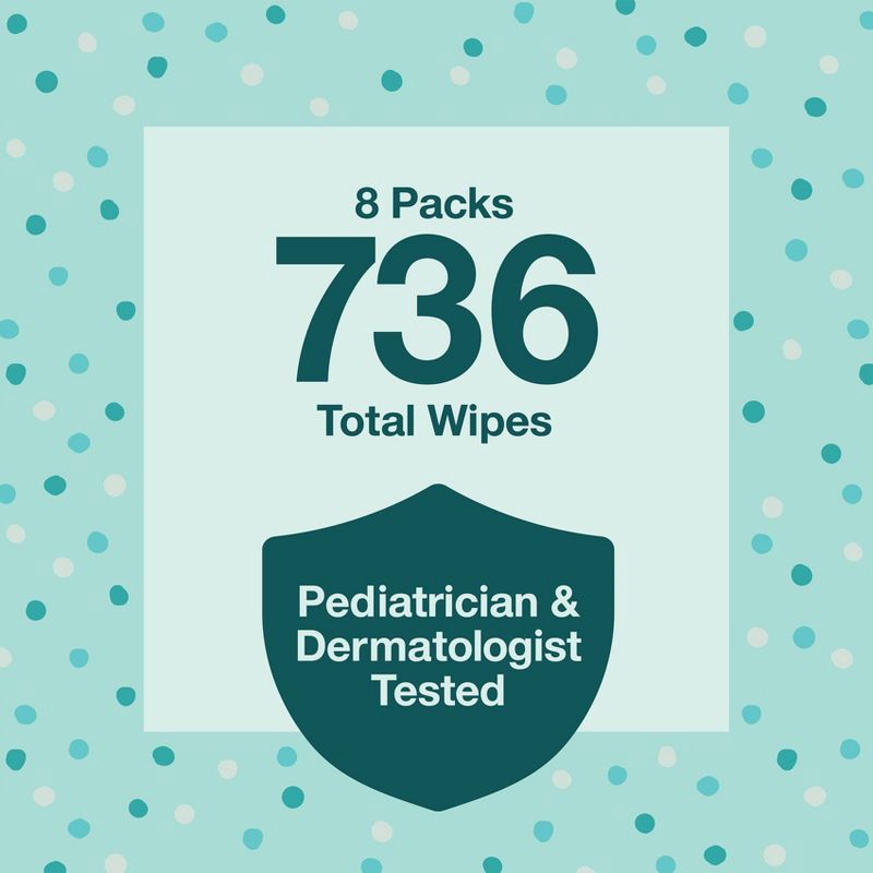 slide 6 of 7, Sensitive Baby Wipes Refill Pack - 736ct - up&up™, 736 ct