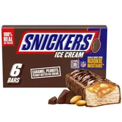 SNICKERS Ice Cream Bars - 12oz/6ct
