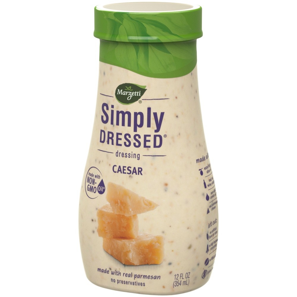 slide 3 of 3, Marzetti Simply Dressed All Natural Caesar Dressing, 12 oz