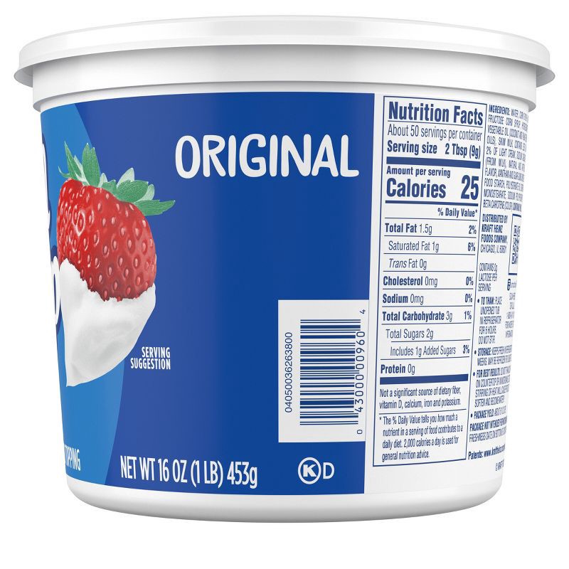 slide 13 of 16, Cool Whip Original Frozen Whipped Topping - 16oz, 16 oz