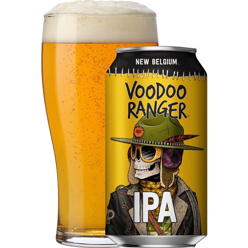 slide 2 of 8, New Belgium Voodoo Ranger IPA Beer - 6pk/12 fl oz Cans, 6 ct; 12 fl oz