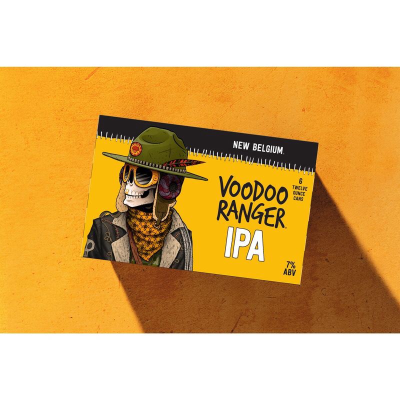 slide 3 of 8, New Belgium Voodoo Ranger IPA Beer - 6pk/12 fl oz Cans, 6 ct; 12 fl oz