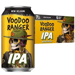 New Belgium Voodoo Ranger IPA Beer - 6pk/12 fl oz Cans