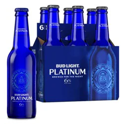 Bud Light Platinum Beer - 6pk/12 fl oz Bottles