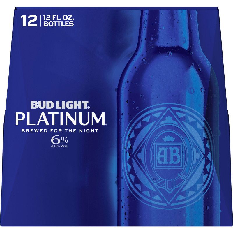 slide 3 of 16, Bud Light Platinum Beer - 12pk/12 fl oz Bottles, 12 ct; 12 fl oz