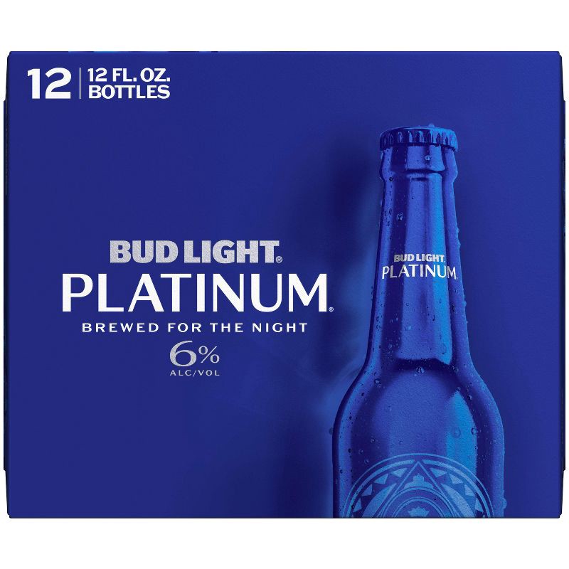 slide 6 of 16, Bud Light Platinum Beer - 12pk/12 fl oz Bottles, 12 ct; 12 fl oz