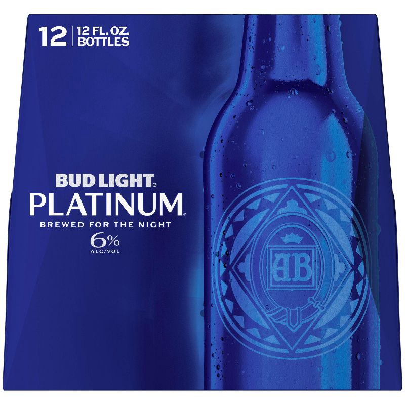 slide 7 of 16, Bud Light Platinum Beer - 12pk/12 fl oz Bottles, 12 ct; 12 fl oz